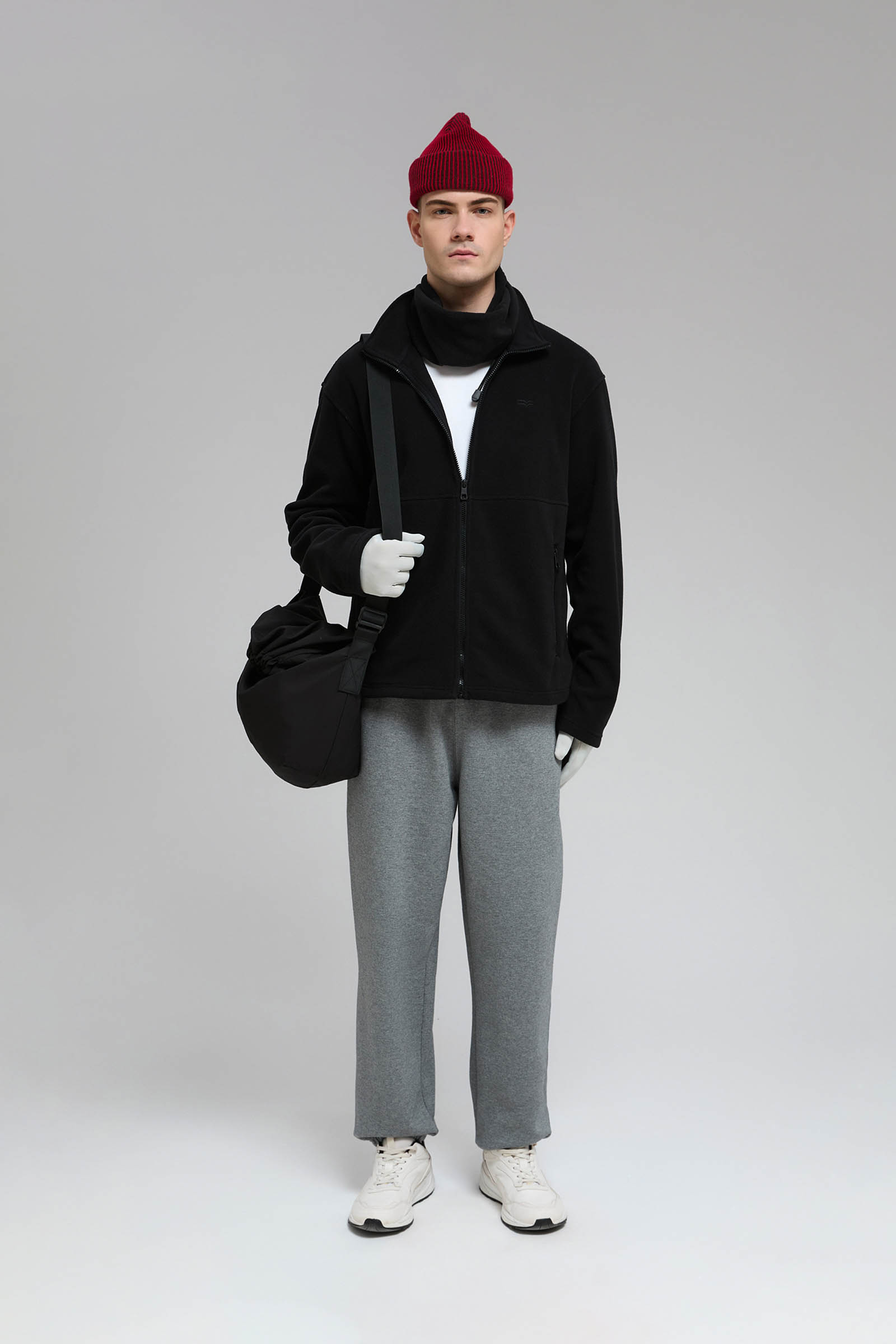 

Флисовая толстовка на молнии, 200 black, Флисовая толстовка на молнии