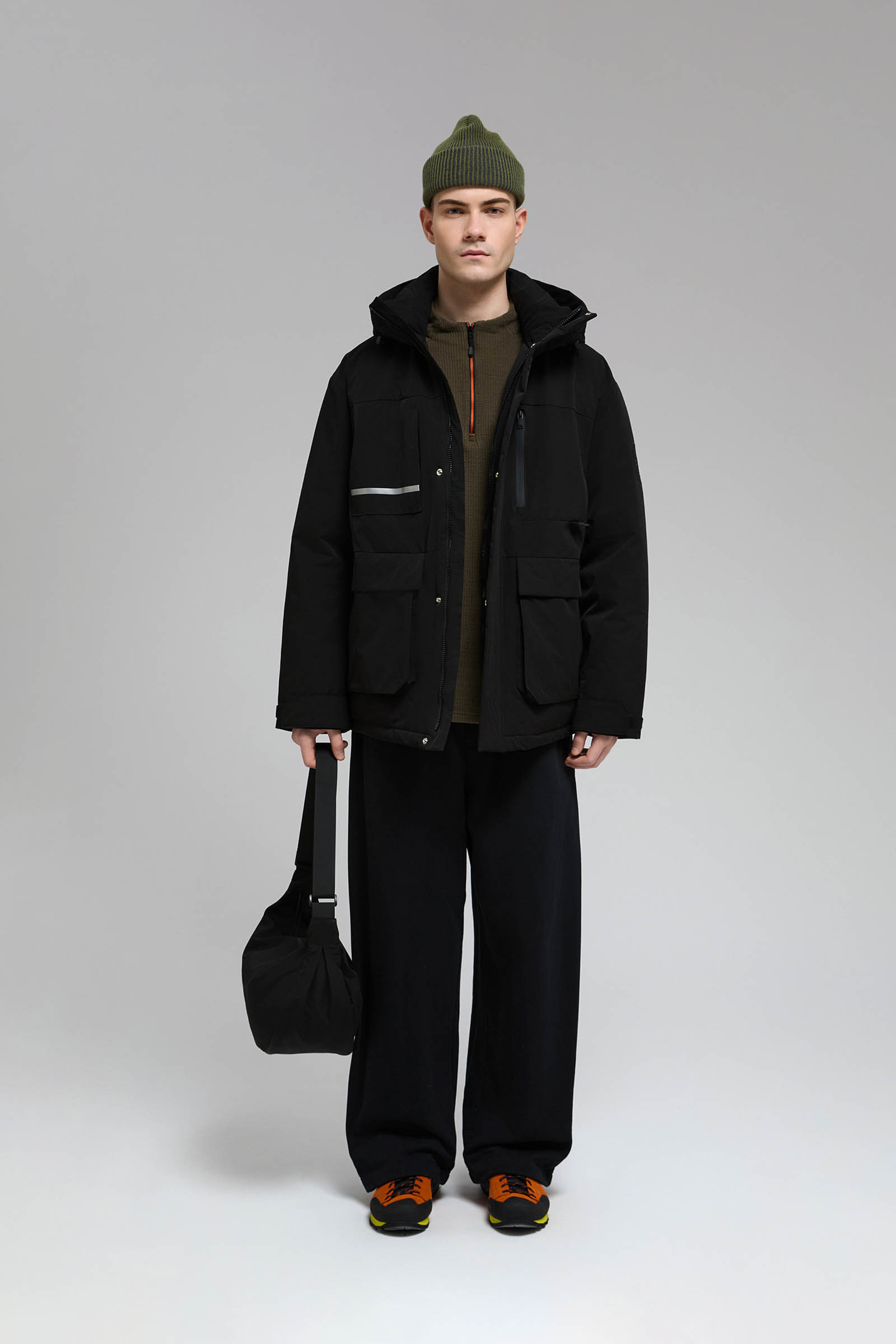 

Утепленная куртка с капюшоном, 200 black, Утепленная куртка с капюшоном