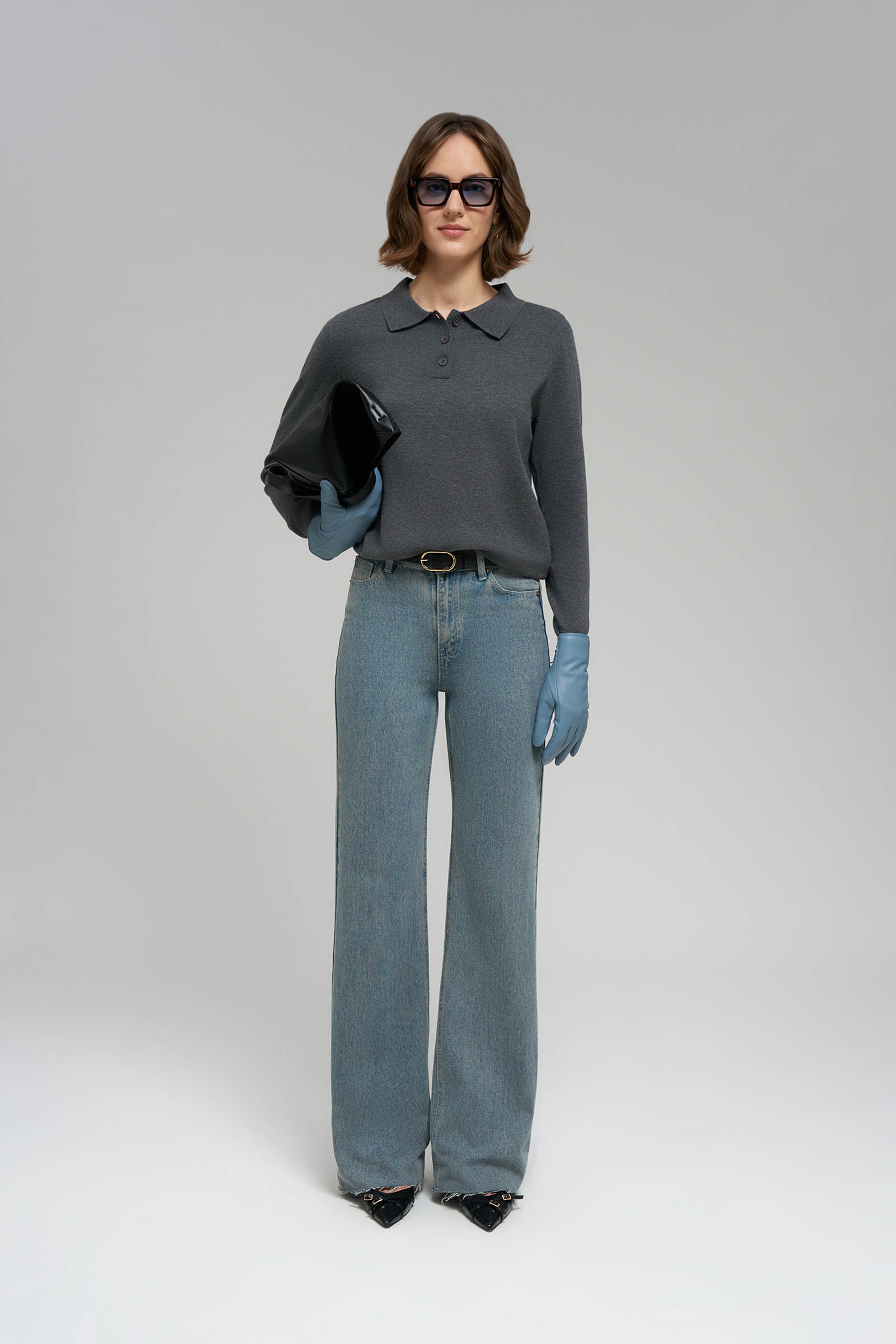 

Джемпер (поло) женский, 202 graphite, Джемпер (поло) женский