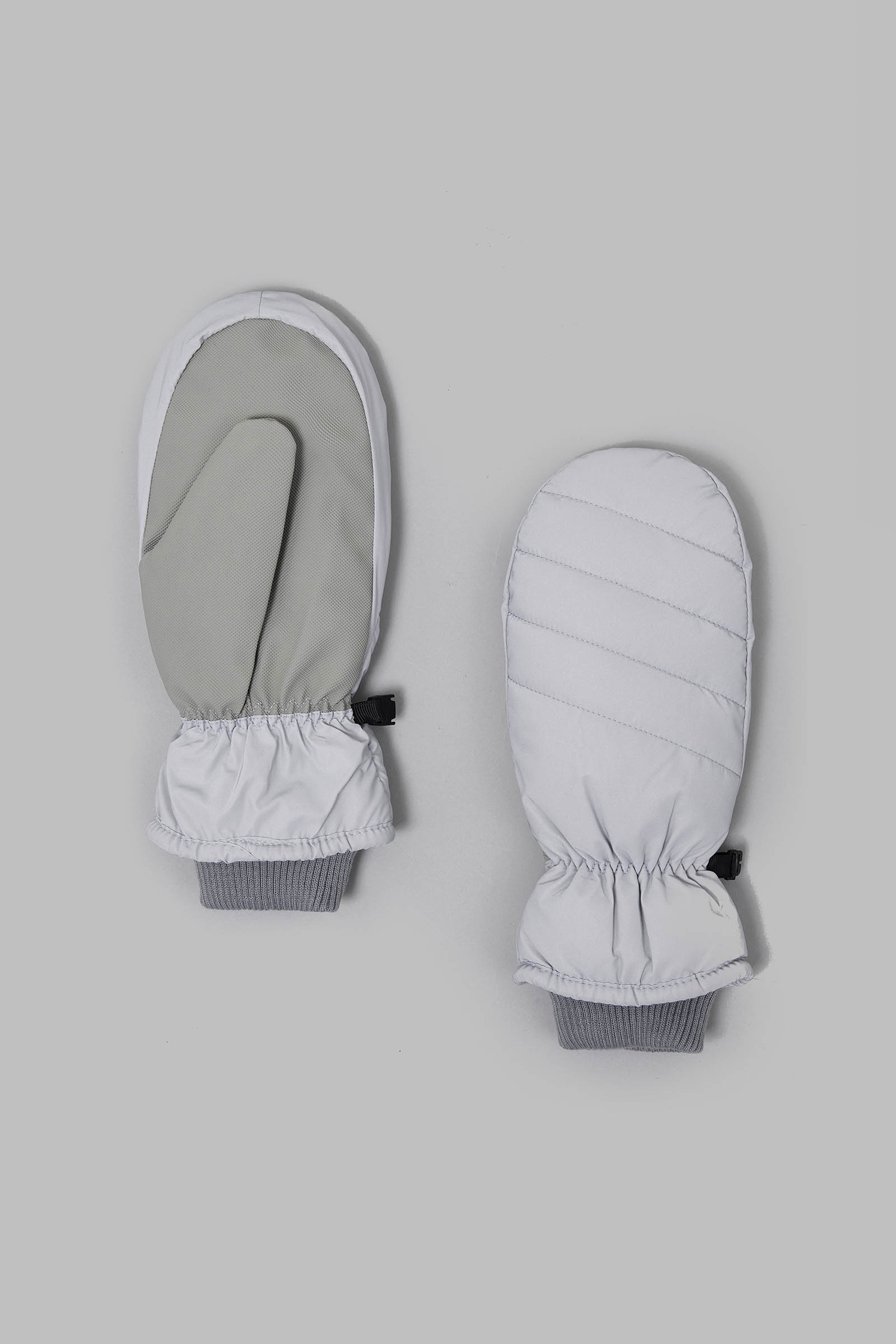 Варежки FINN FLARE утепленные на флисе, серый, арт. FWF91300