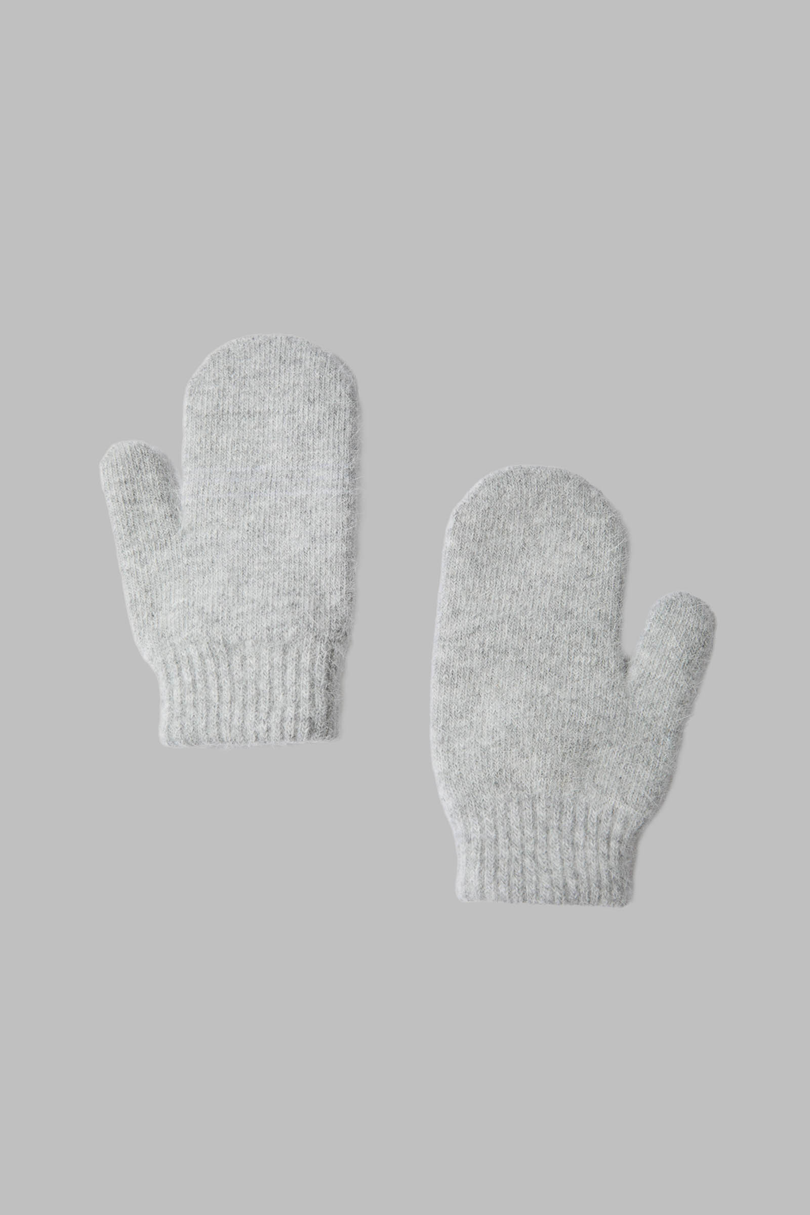 Варежки FINN FLARE из ангоры и шерсти, серый, арт. FWF11150