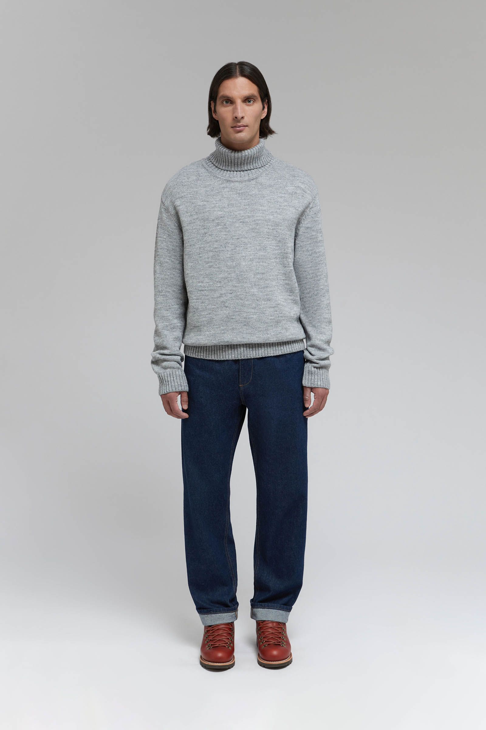 Мужской свитер Finn Flare, 212 silver, арт. FWF21103