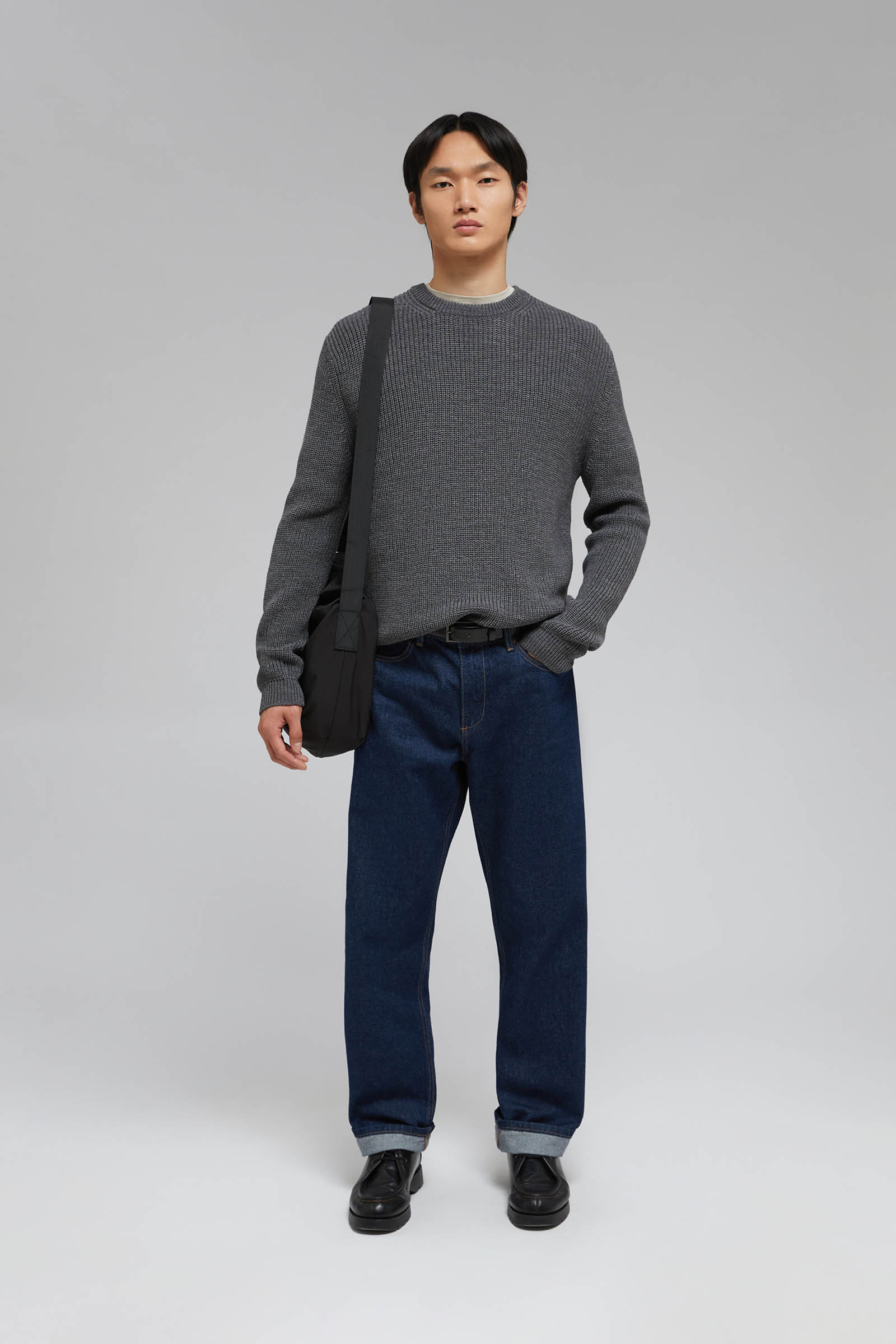 Джемпер Finn Flare с шерстью, серый, арт. FWF21120