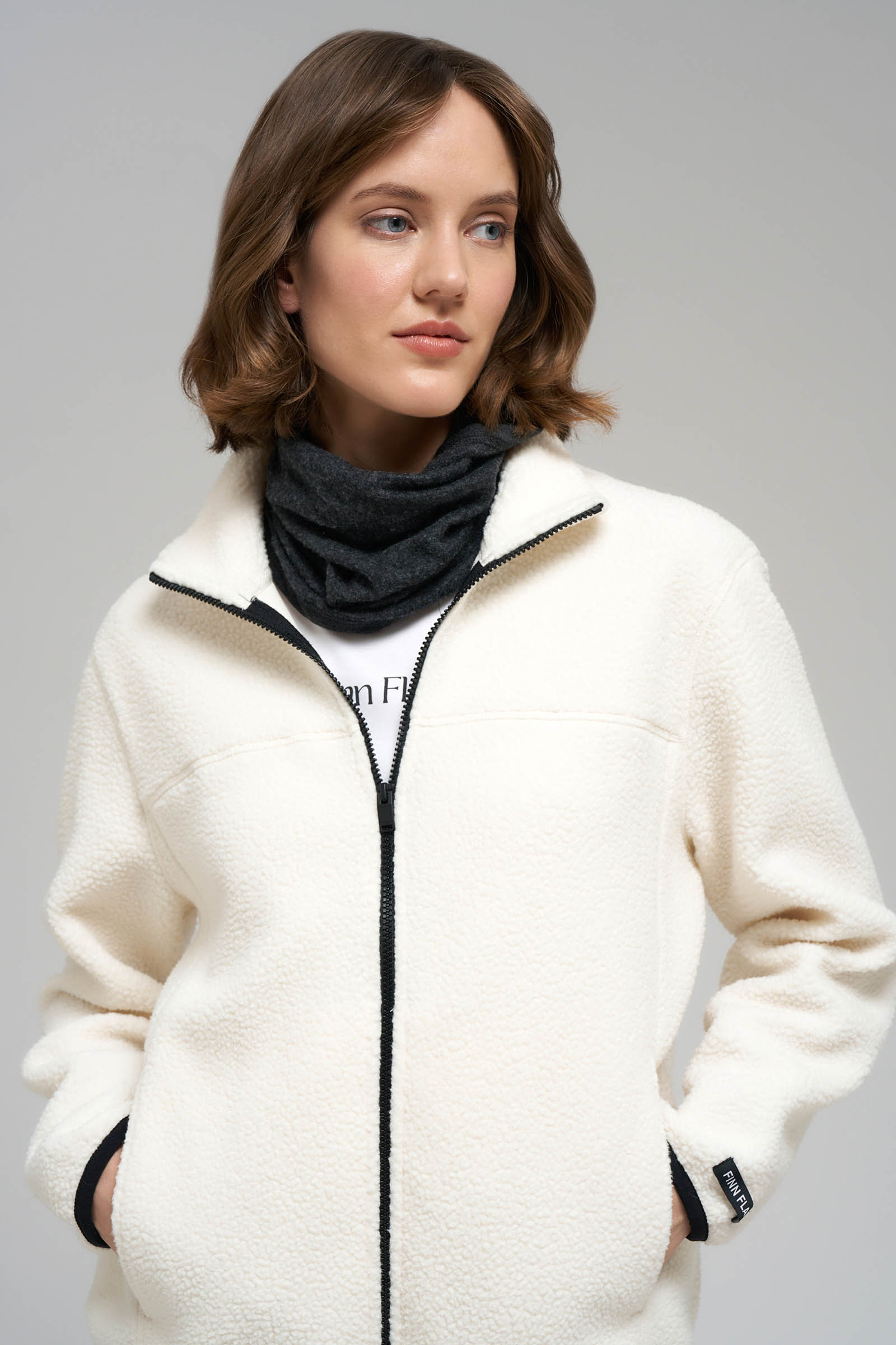 

Шарф, 252 graphite melange, Шарф