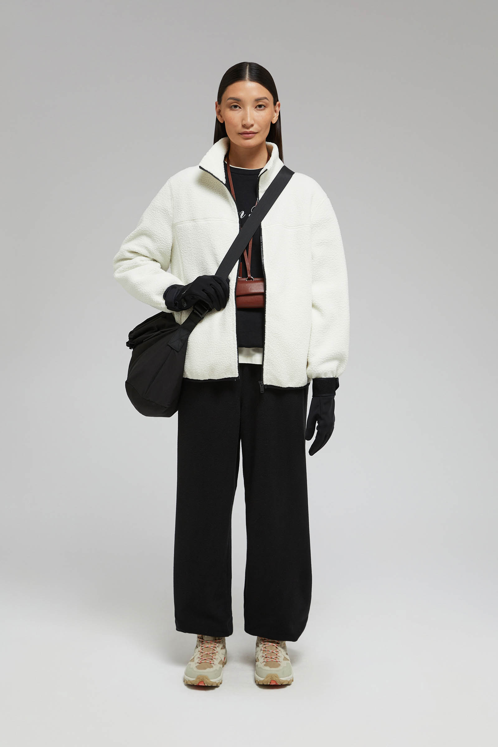 Куртка из шерпы Finn Flare, белый, арт. FWF11089