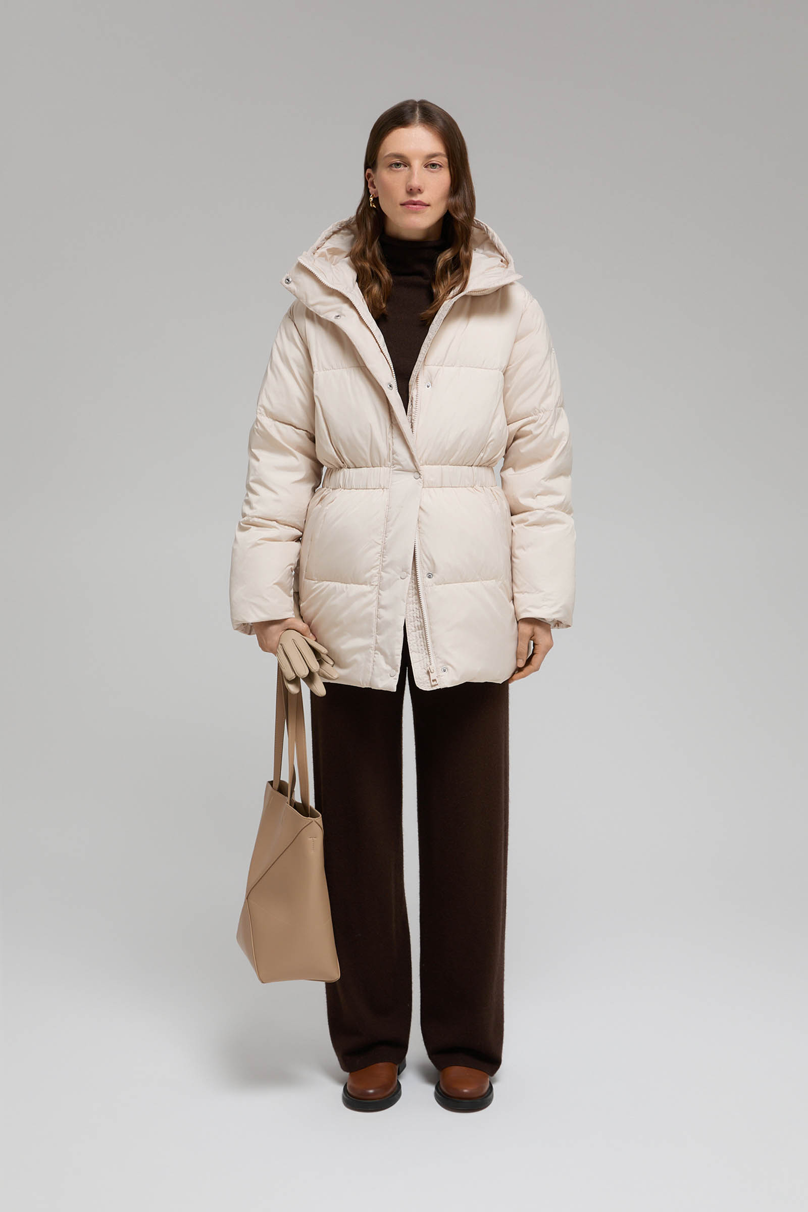 

Стеганая куртка приталенного кроя, 733 oat, Стеганая куртка приталенного кроя