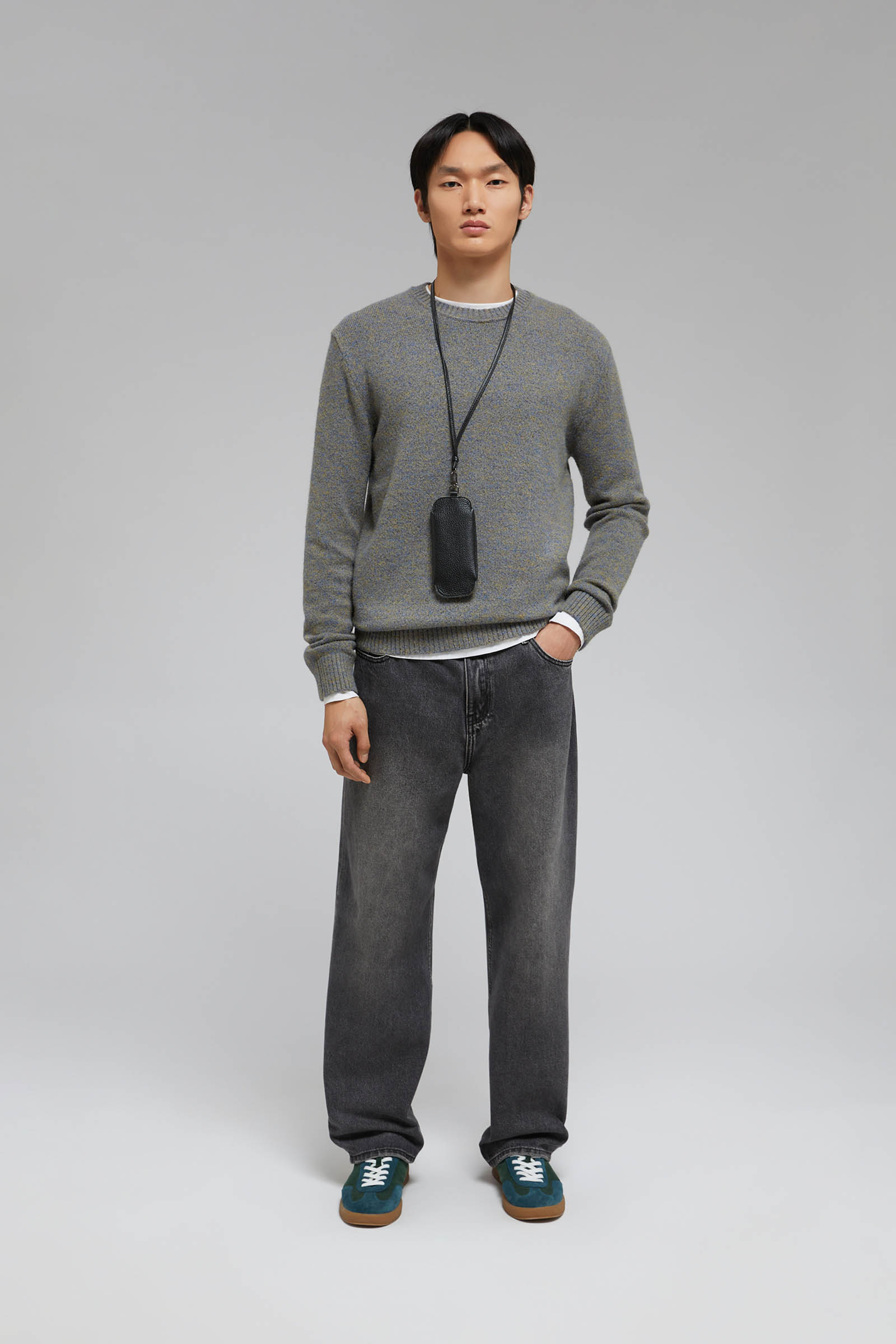 

Базовый джемпер прямого кроя, 929 mc vetiver, Базовый джемпер прямого кроя