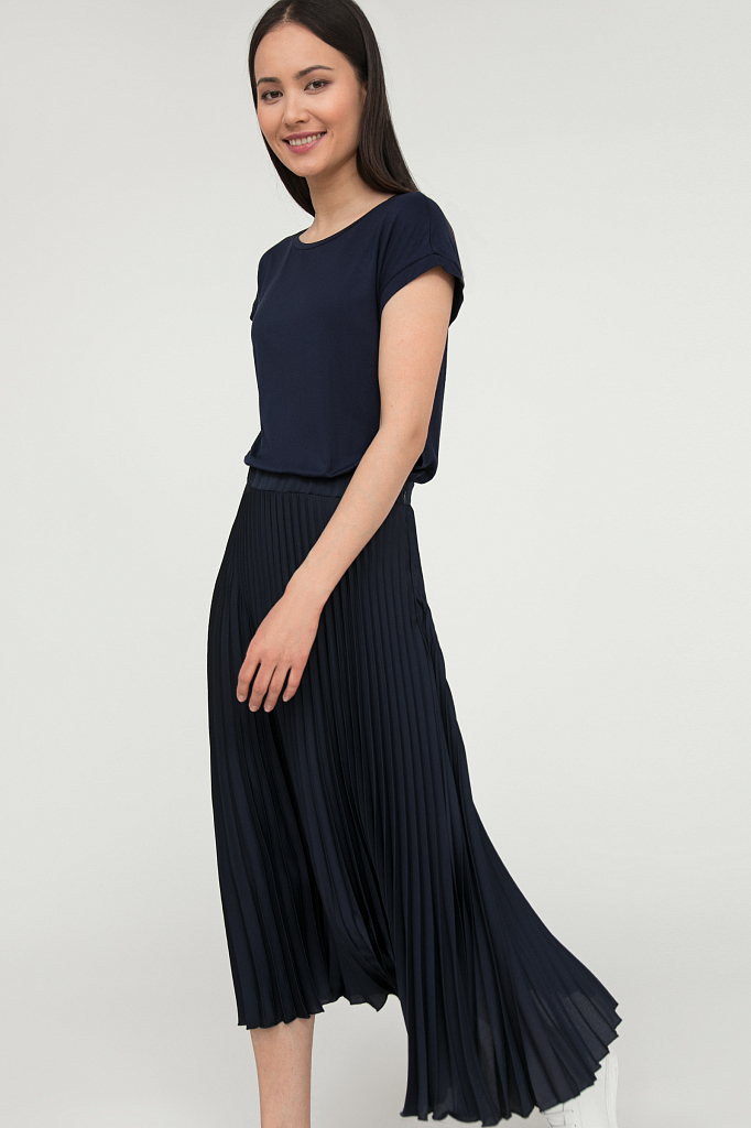 платье женское Finn-Flare темно-синего цвета