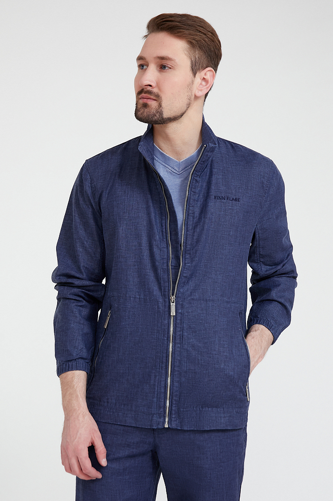 куртка мужская Finn-Flare темно-синий S20-22004 