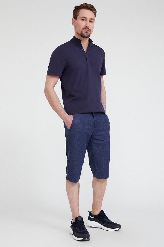 брюки мужские Finn-Flare темно-синего цвета