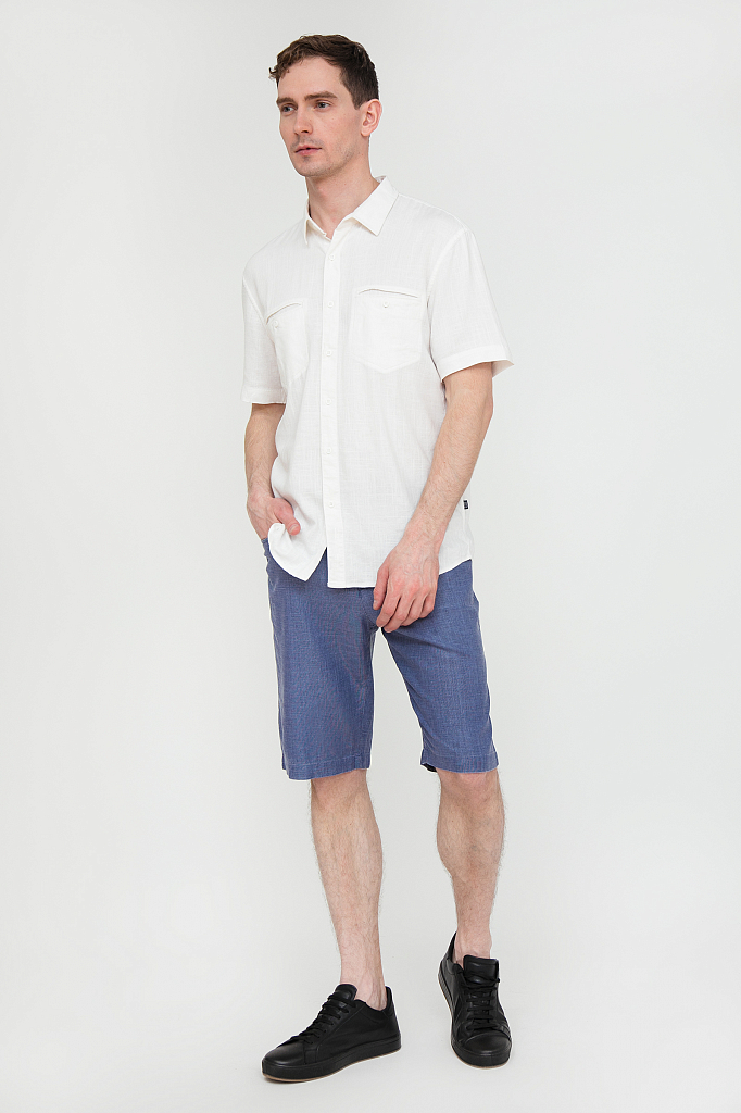 шорты мужские Finn-Flare голубого цвета