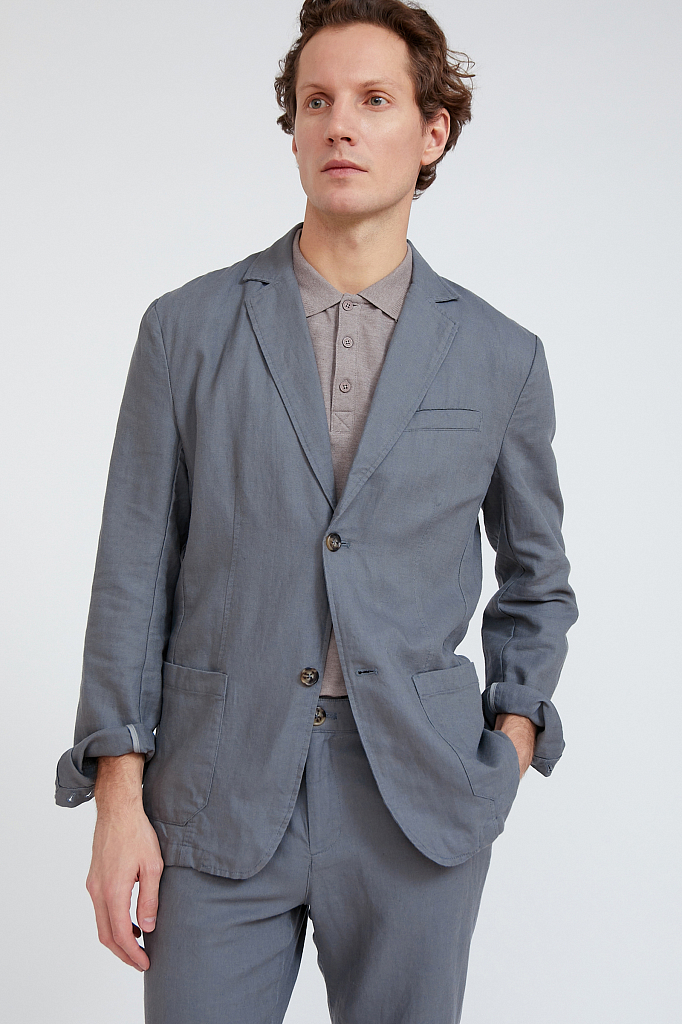 пиджак мужской Finn-Flare серого цвета