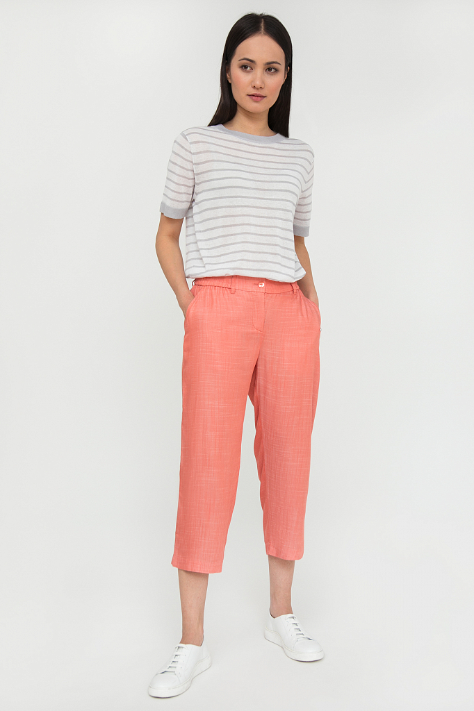брюки женские Finn-Flare розовый S20-140106 