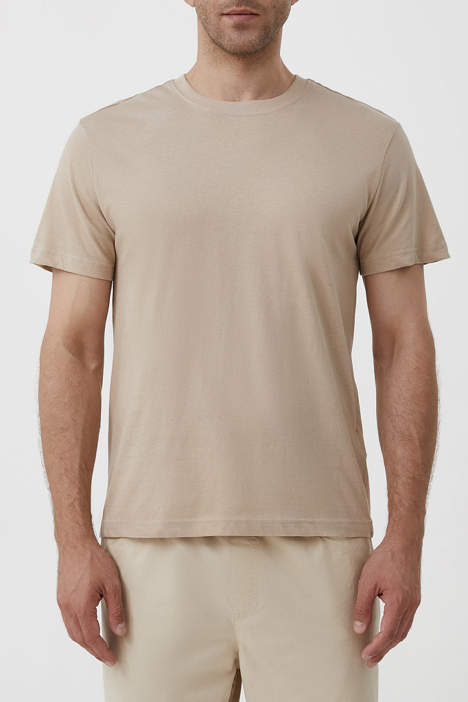 футболка мужская Finn-Flare корица S21-21042C 