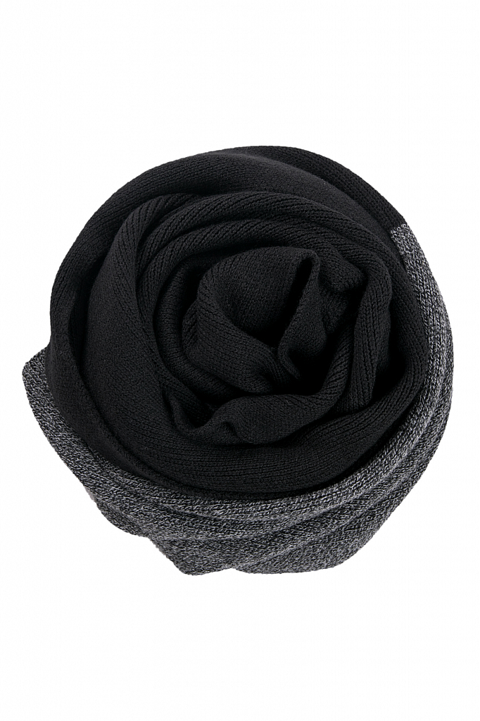 шарф мужской Finn-Flare черного цвета
