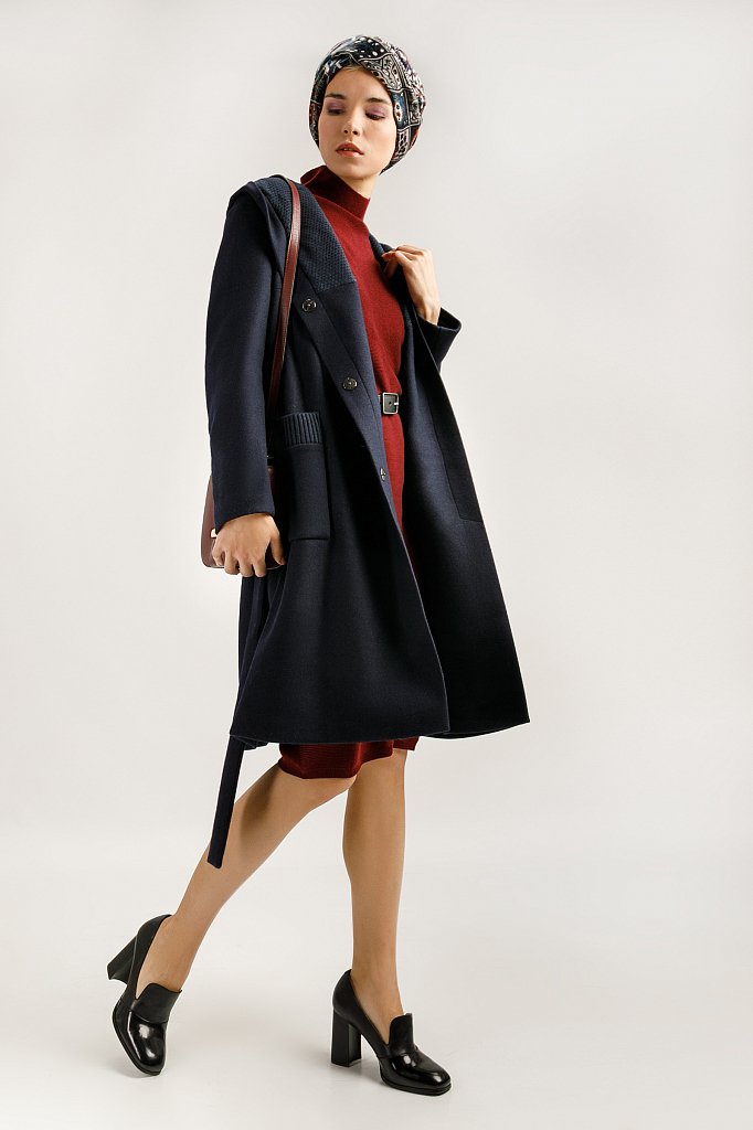 Пальто женское, Модель A19-12036, Фото №1