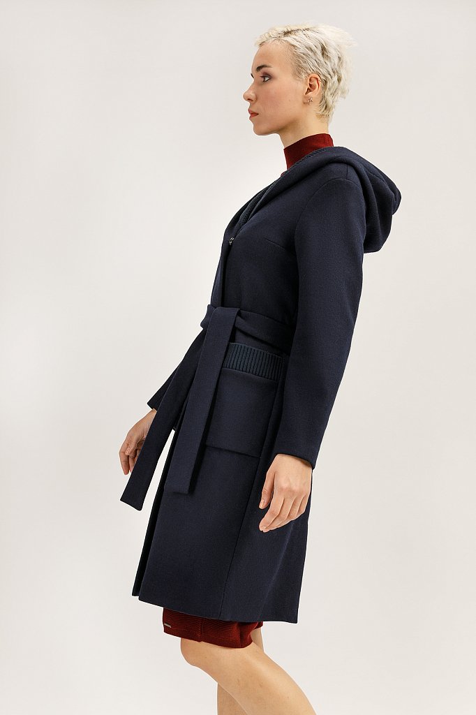 Пальто женское, Модель A19-12036, Фото №4