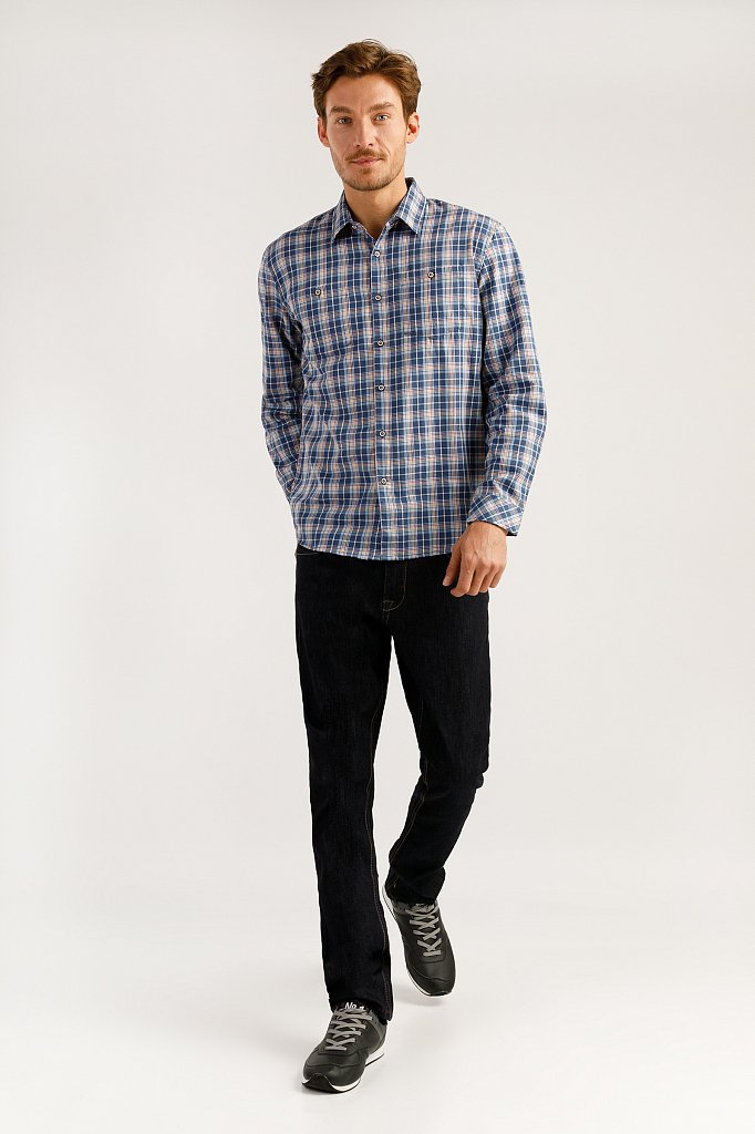 Рубашка мужская, Модель A19-22026, Фото №2