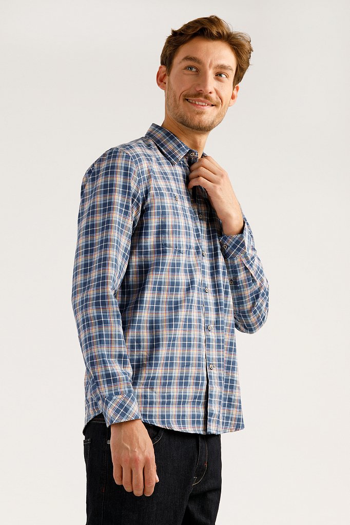 Рубашка мужская, Модель A19-22026, Фото №3