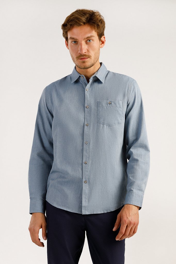 Рубашка мужская, Модель A19-22034, Фото №2