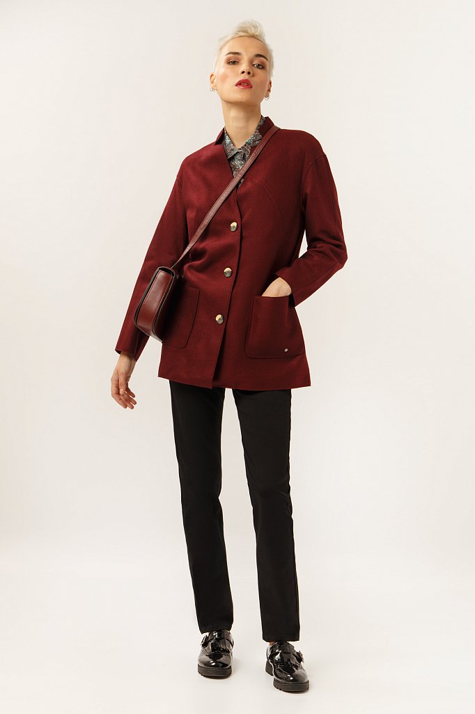 Пальто женское, Модель A19-12041, Фото №2