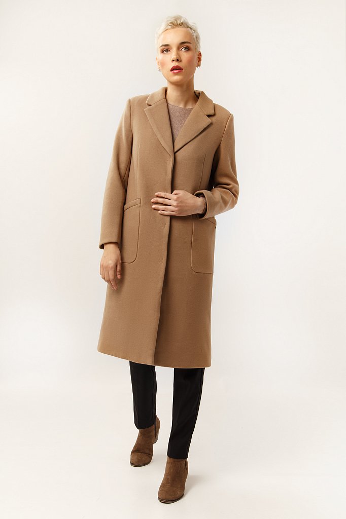 Пальто женское, Модель A19-12025, Фото №1