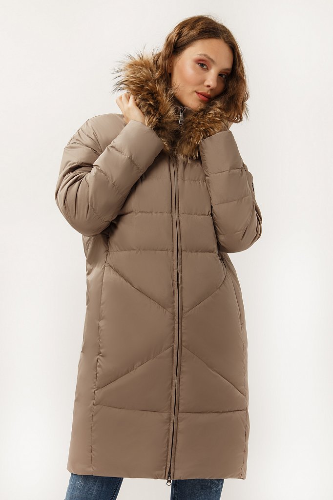 Пальто женское, Модель A19-12028, Фото №1