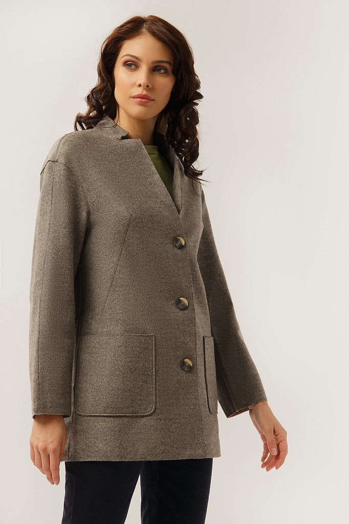 Пальто женское, Модель A19-12041, Фото №3