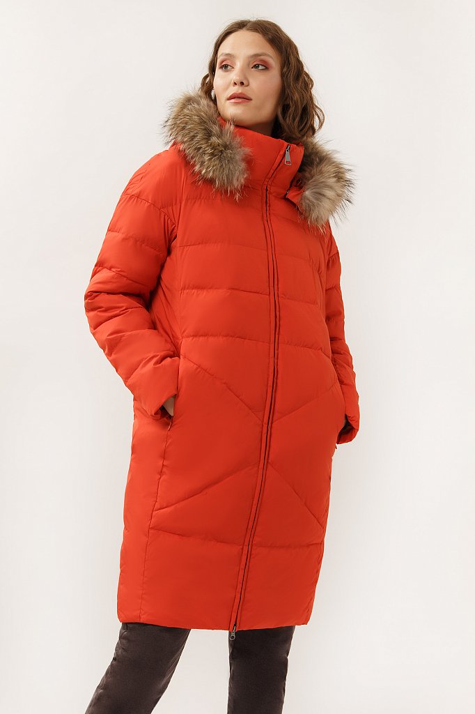Пальто женское, Модель A19-12028, Фото №1