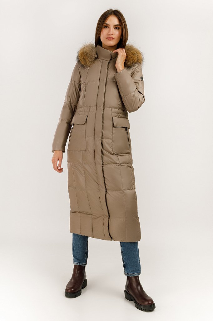 Пальто женское, Модель A19-11015, Фото №1