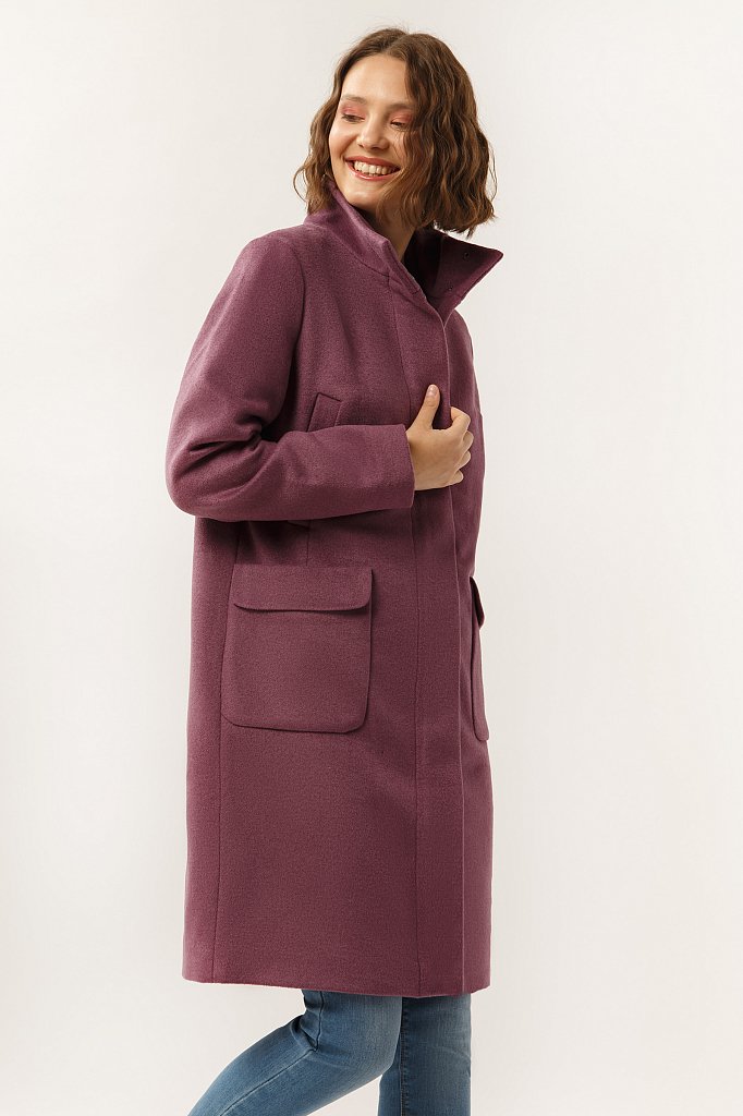 Пальто женское, Модель A19-32008, Фото №4