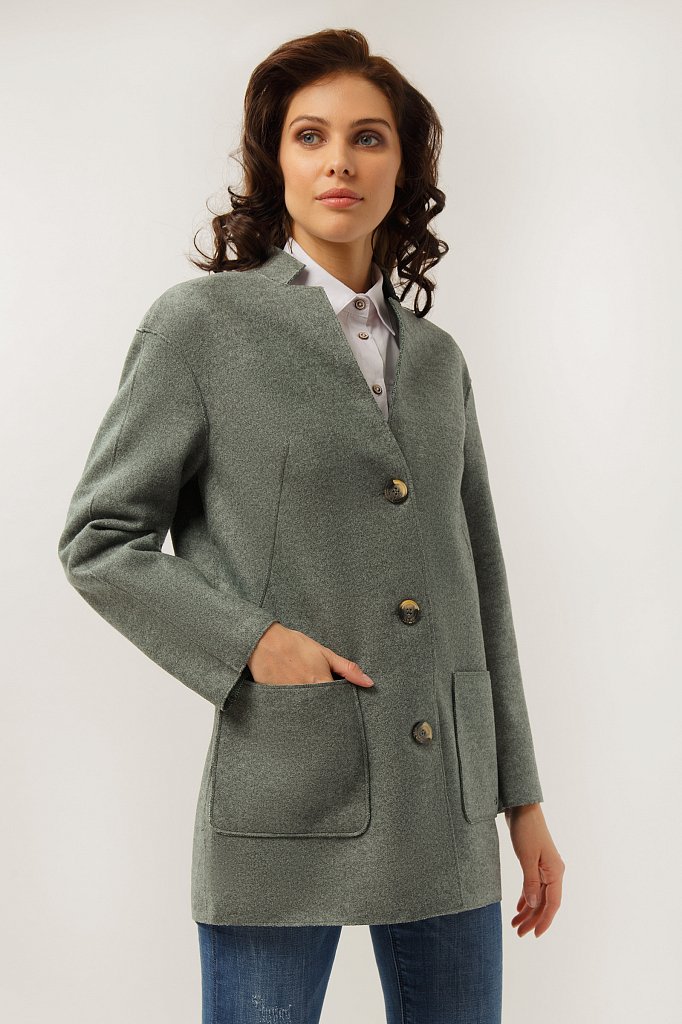 Пальто женское, Модель A19-12041, Фото №1