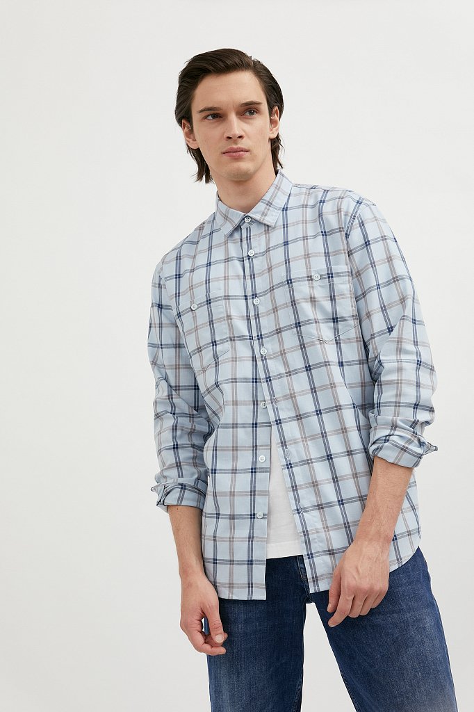 Рубашка мужская, Модель A20-42019, Фото №1