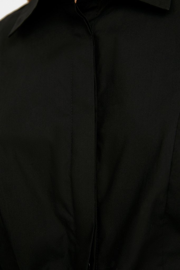 Блузка женская oversize с декоративной отделкой, Модель A20-11096R, Фото №5