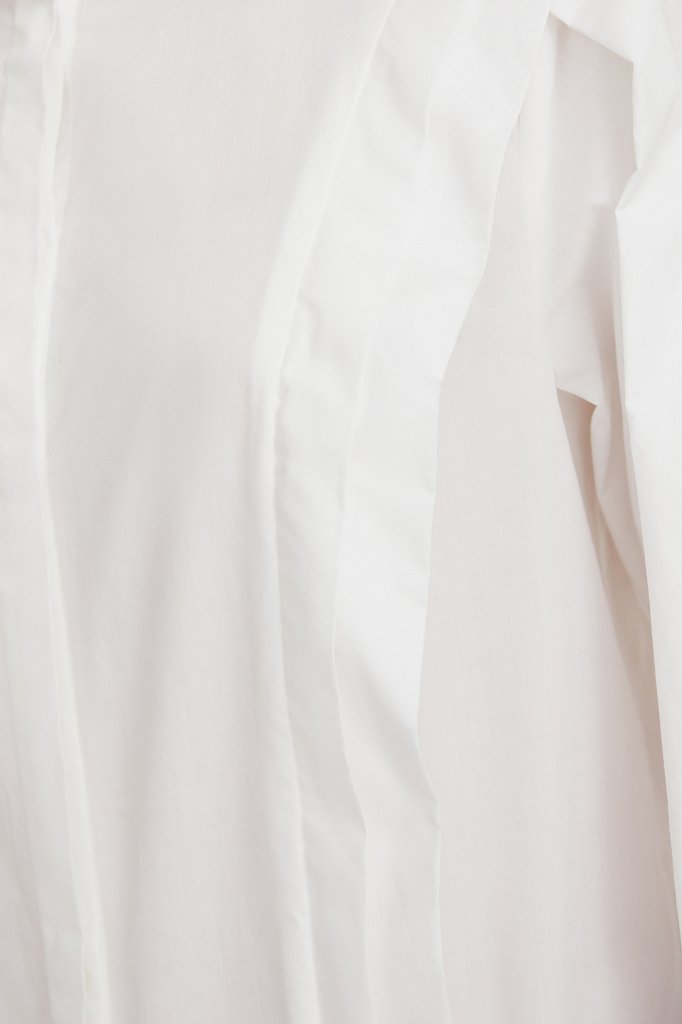 Блузка женская оверсайз с декоративной отделкой, Модель A20-11096R, Фото №6