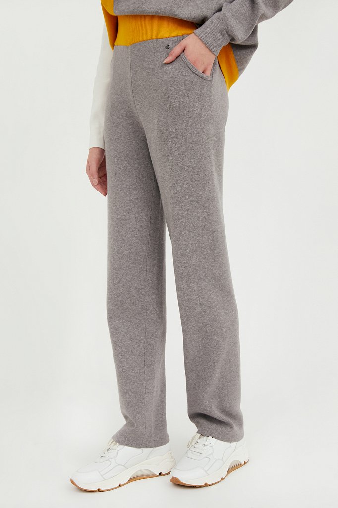 Женские спортивные брюки с резинкой на поясе, Модель A20-13103, Фото №3