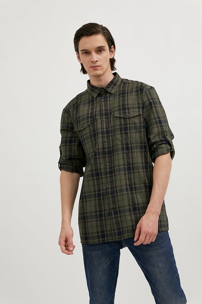 Рубашка мужская, Модель A20-22027, Фото №2