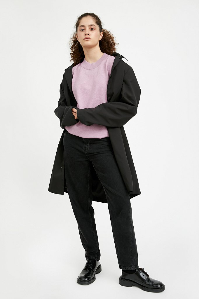 Джемпер женский из смесовой ткани с шерстью, Модель A20-11100, Фото №1