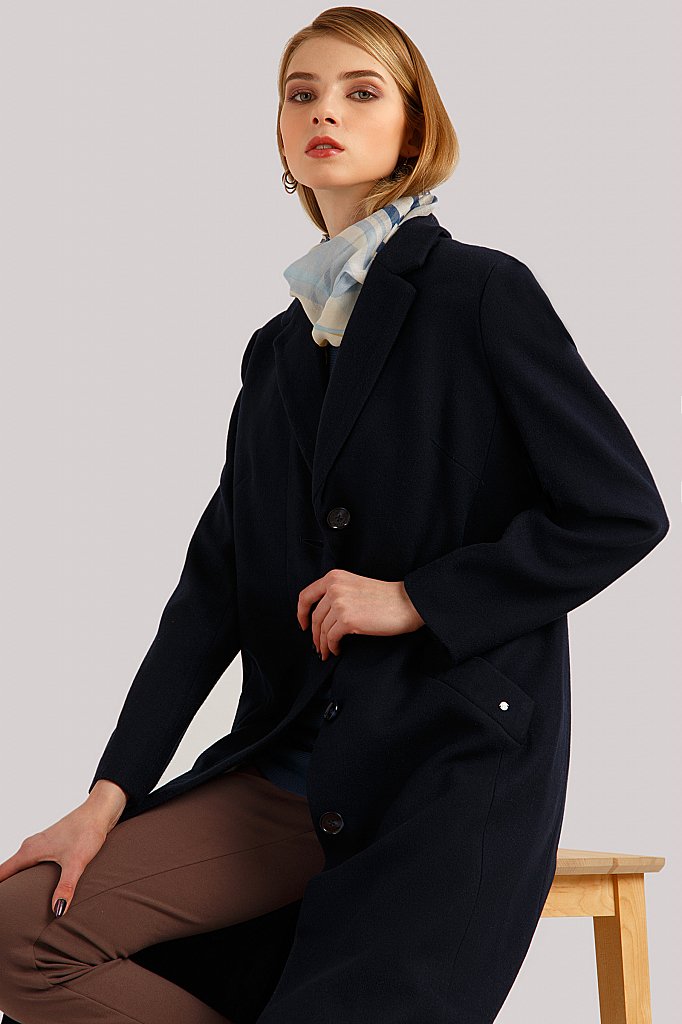 Пальто женское, Модель B19-11086, Фото №1