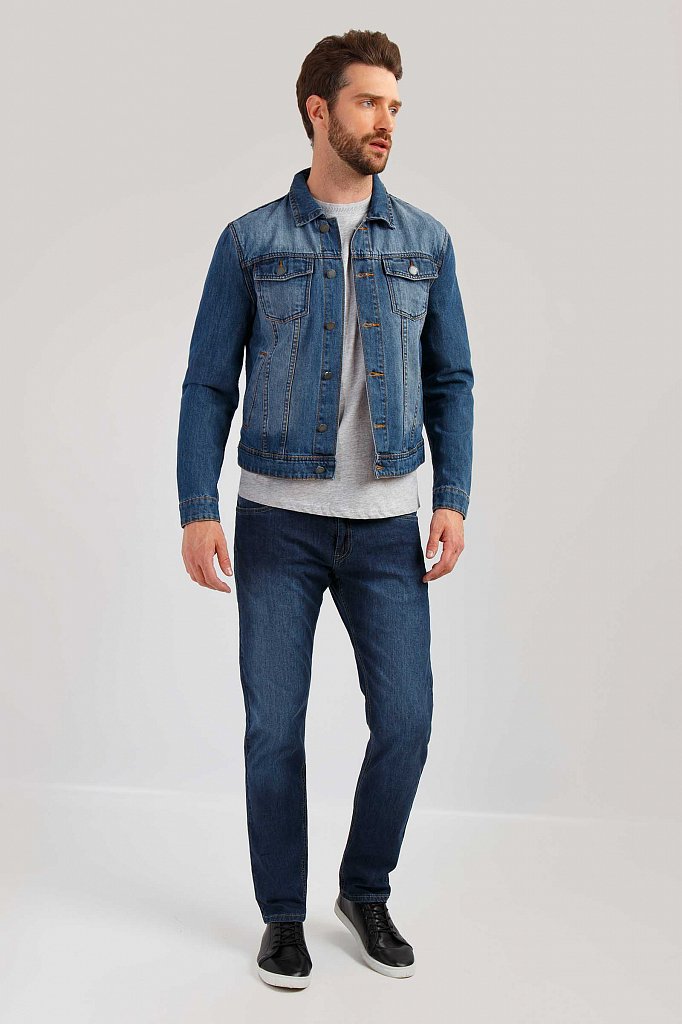 Куртка джинсовая мужская, Модель B19-25000, Фото №2