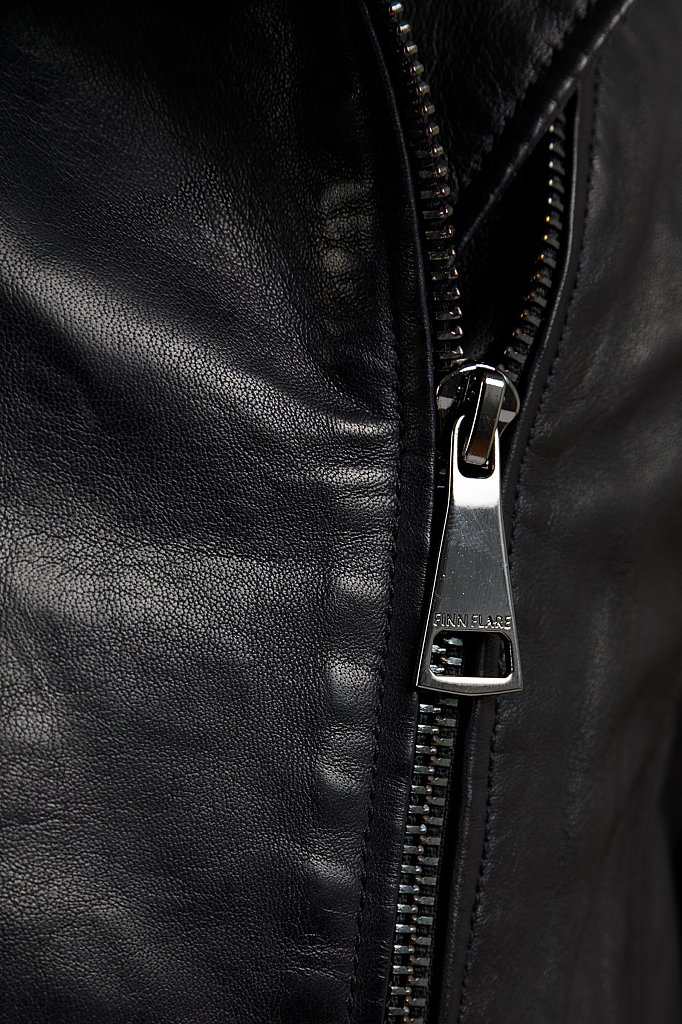 Куртка кожаная женская, Модель B20-11810, Фото №5