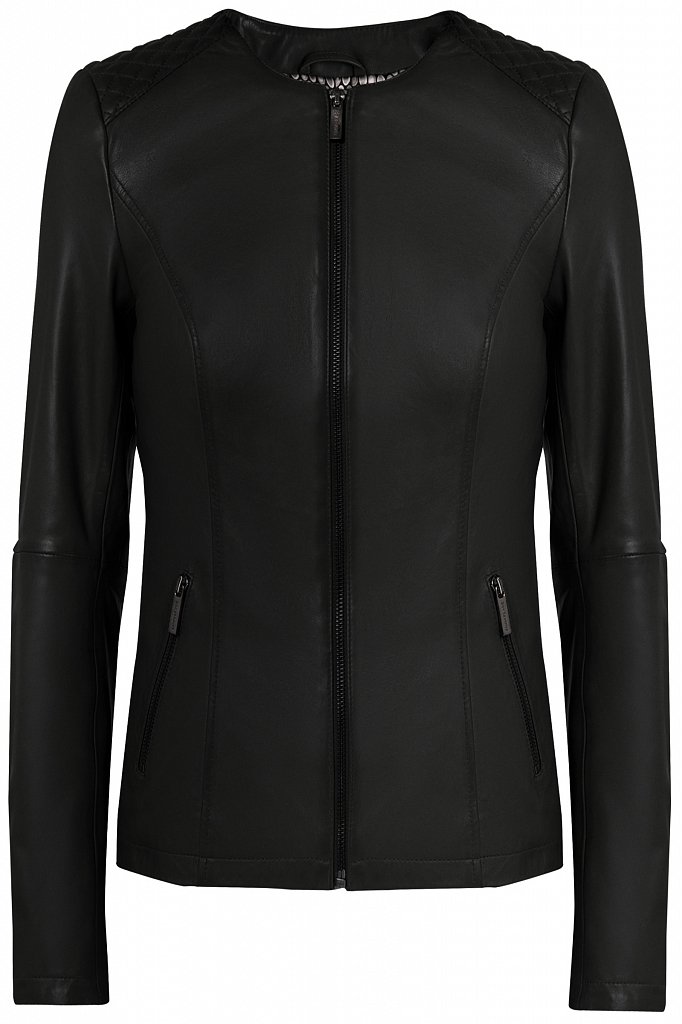 Куртка кожаная женская, Модель B20-11812, Фото №6