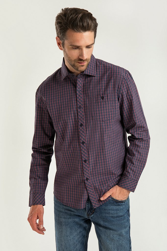 Рубашка мужская, Модель B20-22026, Фото №1