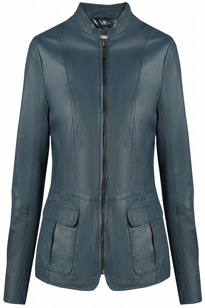 Куртка кожаная женская, Модель B20-11809, Фото №6