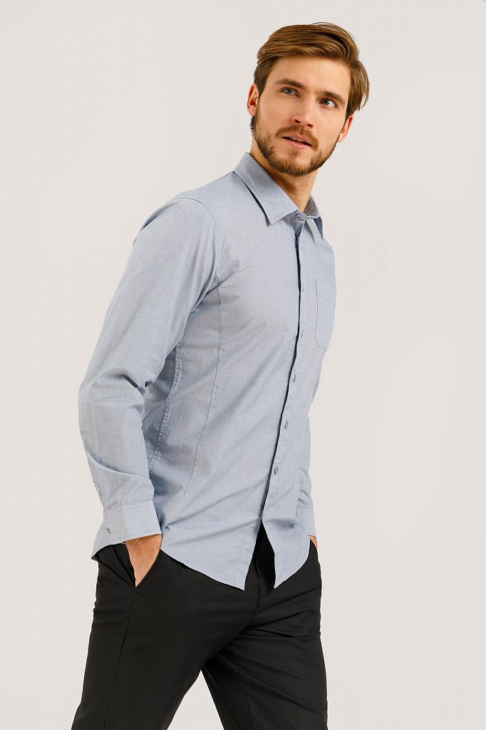 Рубашка мужская, Модель B20-21026, Фото №3