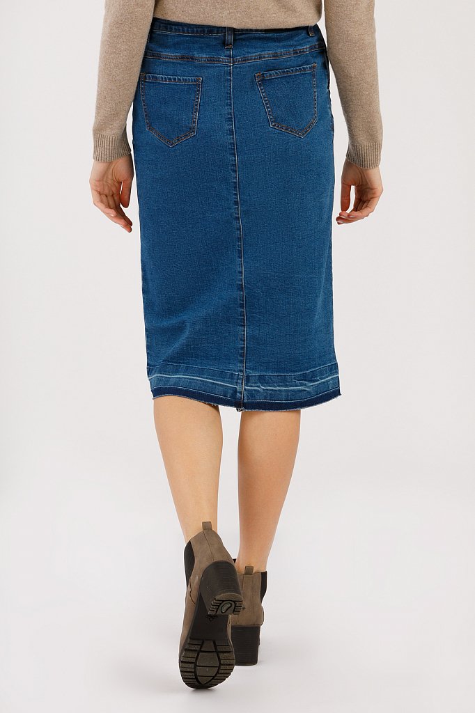 Юбка джинсовая женская, Модель B20-15016, Фото №4
