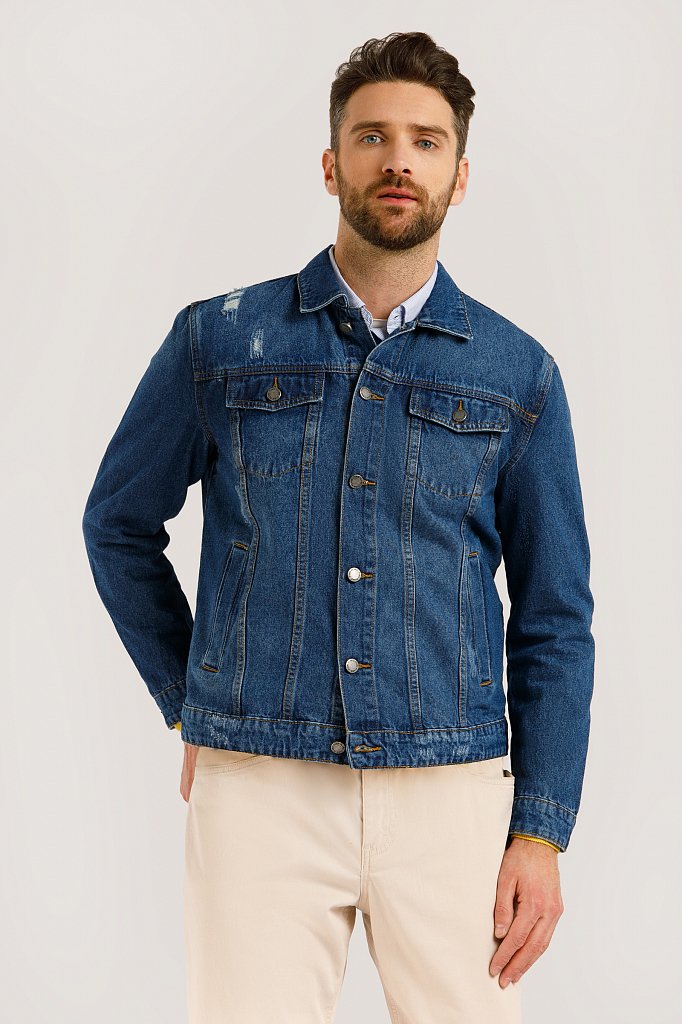 Куртка джинсовая мужская, Модель B20-25000, Фото №1