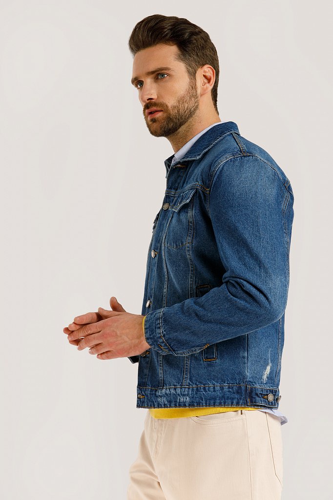 Куртка джинсовая мужская, Модель B20-25000, Фото №3