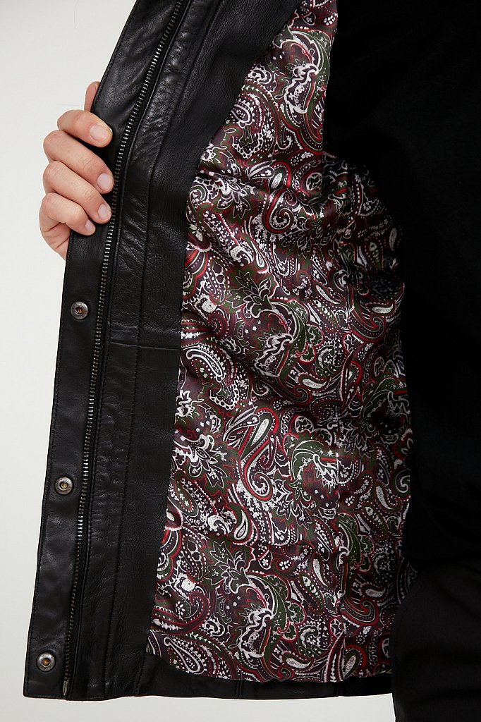 Куртка кожаная женская, Модель B20-11811, Фото №5