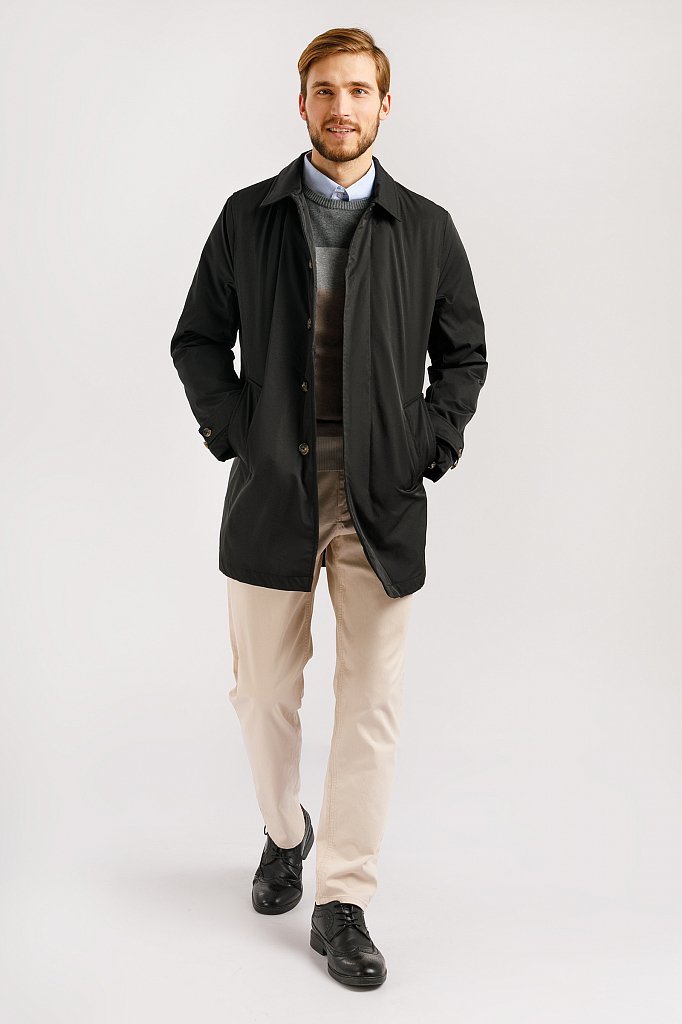 Пальто мужское, Модель B20-21041, Фото №2